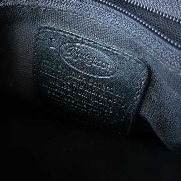 Brighton Embossed Alligator Print Leather Purse - Picture 12 of 12